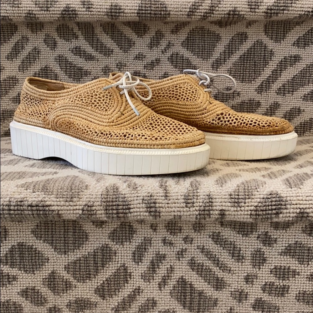 Robert Clergerie Rattan Shoes